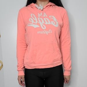 American eagle orange hoodie